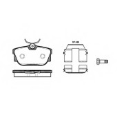 Колодки тормозные дисковые задний для VW TRANSPORTER(70XA, 70XB, 70XC, 70XD, 7DB, 7DK, 7DW) <b>REMSA 0767.10 / PCA076710</b>