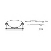 Колодки тормозные дисковые передний для CITROEN C5(DC#,DE#,RC#,RE#) <b>REMSA 0828.04 / PCA082804</b>