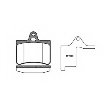 Колодки тормозные дисковые задний для CITROEN C5(DC#,DE#,RC#,RD#,RE#,TD#) <b>REMSA 0830.00 / PCA083000</b>