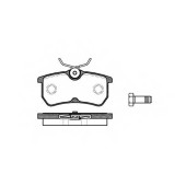 Колодки тормозные дисковые задний для FORD FIESTA(JD#,JH#), FOCUS(DAW,DBW,DFW,DNW) <b>REMSA 0693.00 / PCA069300</b>