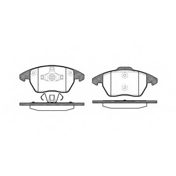 Колодки тормозные дисковые передний для AUDI A1 / CITROEN C4 / PEUGEOT 207, 208, 3008, 307, 308, RCZ / VW BEETLE, JETTA <b>REMSA 1030.10 / PCA103010</b>