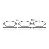 Колодки тормозные дисковые передний для FIAT BRAVO, IDEA, LINEA, PUNTO, STILO Multi, STILO / LANCIA DELTA, MUSA <b>REMSA 0859.01 / PCA085901</b>