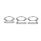 Колодки тормозные дисковые передний для TOYOTA AVENSIS(T25,T25#), COROLLA(R1#,ZER#,ZZE12#) <b>REMSA 1046.02 / PCA104602</b>