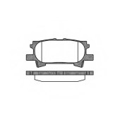Колодки тормозные дисковые задний для LEXUS RX(AGL1#, GGL1#, GSU3#, GYL1#, MCU3#, MHU3#) <b>REMSA 1040.00 / PCA104000</b>