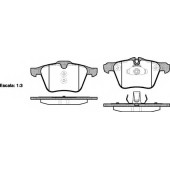 Колодки тормозные дисковые передний для FORD GALAXY(WA6), MONDEO(BA7), S-MAX(WA6) / VOLVO S60, S80(AS), V60, V70(BW), XC70 <b>REMSA 1217.00 / PCA121700</b>