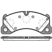 Колодки тормозные дисковые передний для PORSCHE CAYENNE(92A,955,9PA), MACAN(95B), PANAMERA(970) / VW TOUAREG(7L6,7L7,7LA) <b>REMSA 1345.00 / PCA134500</b>