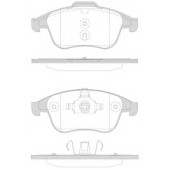 Колодки тормозные дисковые передний для RENAULT GRAND(JZ0/1#), SCENIC(JZ0/1#) <b>REMSA 1350.30 / PCA135030</b>