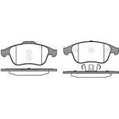 Колодки тормозные дисковые передний для RENAULT GRAND(JZ0/1#), LAGUNA(BT0/1, DT0/1, KG0/1#, KT0/1), LATITUDE(L70#), MEGANE(DZ0/1#), SCENIC(JZ0/1#) <b>REMSA 1350.10 / 24870</b>