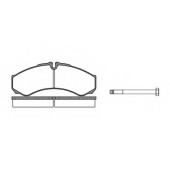 Колодки тормозные дисковые передний <b>REMSA 0651.00 / PCA065100</b>