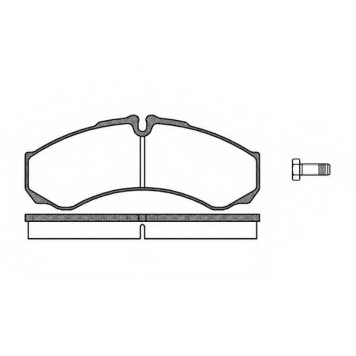 Колодки тормозные дисковые передний для RENAULT MASTER(ED/HD/UD,FD,JD) <b>REMSA 0651.10 / PCA065110</b>