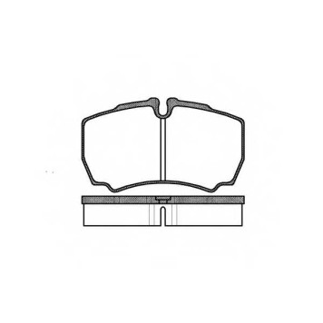 Колодки тормозные дисковые задний <b>REMSA 0849.00 / PCA084900</b>