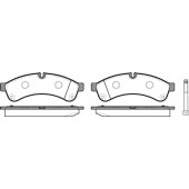 Колодки тормозные дисковые задний <b>REMSA 1339.00 / PCA133900</b>
