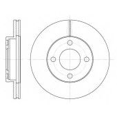 Тормозной диск REMSA DCA618510 / 6185.10