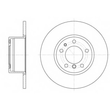 Тормозной диск REMSA DCA634700 / 6347.00