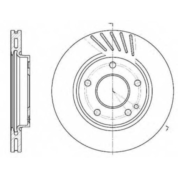 Тормозной диск REMSA DCA652710 / 6527.10