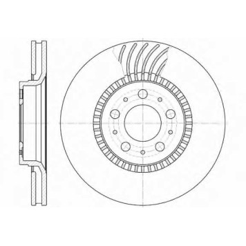 Тормозной диск REMSA DCA659110 / 6591.10