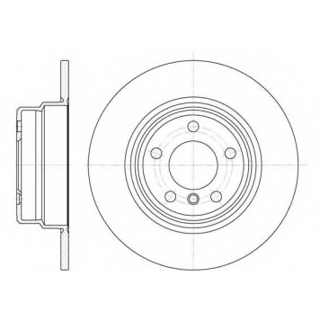 Тормозной диск REMSA DCA663200 / 6632.00