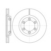 Тормозной диск REMSA DCA675410 / 6754.10