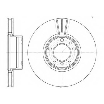 Тормозной диск REMSA DCA659910 / 6599.10
