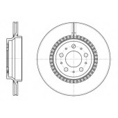 Тормозной диск REMSA DCA677710 / 6777.10