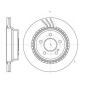 Тормозной диск REMSA DCA676010 / 6760.10