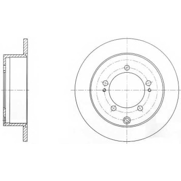 Тормозной диск REMSA DCA690300 / 6903.00