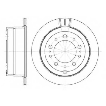 Тормозной диск REMSA DCA694810 / 6948.10