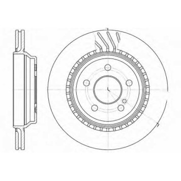 Тормозной диск REMSA BDM7133.20 / 61072.10