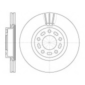 Тормозной диск REMSA DCA667210 / 6672.10