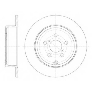 Тормозной диск REMSA DCA670000 / 6700.00