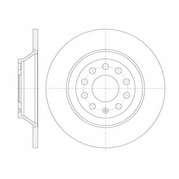 Тормозной диск REMSA DCA696900 / 6969.00
