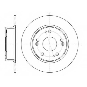 Тормозной диск REMSA DCA698400 / 6984.00