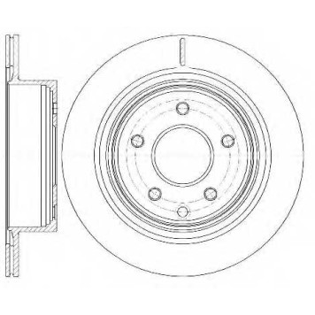 Тормозной диск REMSA DCA699810 / 6998.10