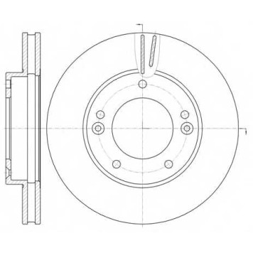 Тормозной диск REMSA DCA699210 / 6992.10