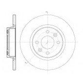 Тормозной диск REMSA BDM7322.10 / 6809.00