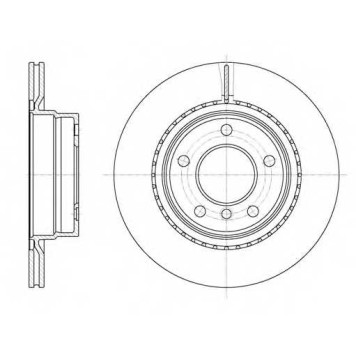 Тормозной диск REMSA BDM7334.20 / 61231.10