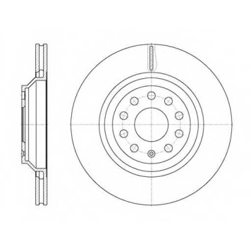 Тормозной диск REMSA BDM7338.20 / 61172.10