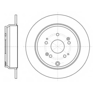 Тормозной диск REMSA BDM7343.10 / 61174.00