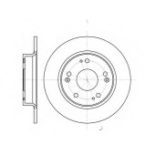 Тормозной диск REMSA BDM7344.10 / 61175.00