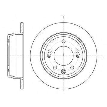 Тормозной диск REMSA BDM7409.10 / 61105.00