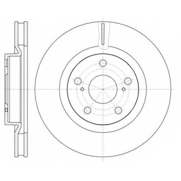 Тормозной диск REMSA BDM7424.20 / 61189.10