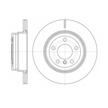 Тормозной диск REMSA DCA6128710 / 61287.10