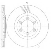 Тормозной диск REMSA DCA6100010 / 61000.10