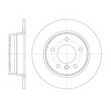 Тормозной диск REMSA DCA6101300 / 61013.00