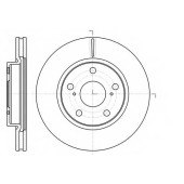 Тормозной диск REMSA DCA6107710 / 61077.10