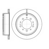 Тормозной диск REMSA DCA6125710 / 61257.10