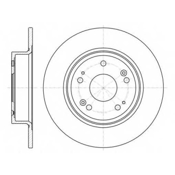 Тормозной диск REMSA DCA6127800 / 61278.00