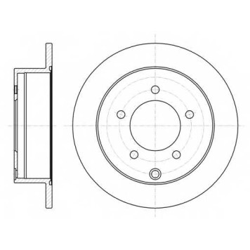 Тормозной диск REMSA DCA6137700 / 61377.00