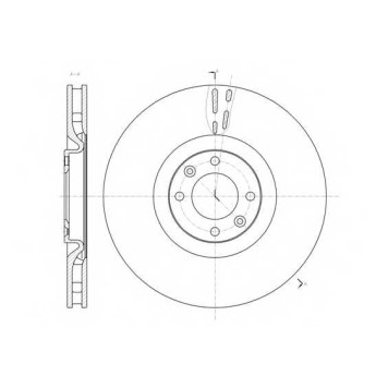 Тормозной диск REMSA DCA6147010 / 61470.10
