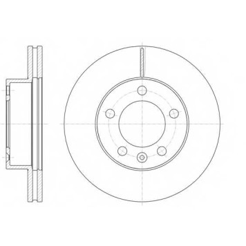 Тормозной диск REMSA DCA6147510 / 61475.10